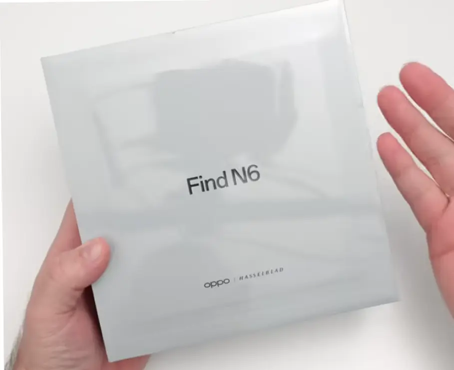 سعر مواصفات Oppo Find N6 هاتف قابل للطي ومميزات والعيوب اوبو فايند N6 3 فتح علبة موبايل اوبو فايند N6