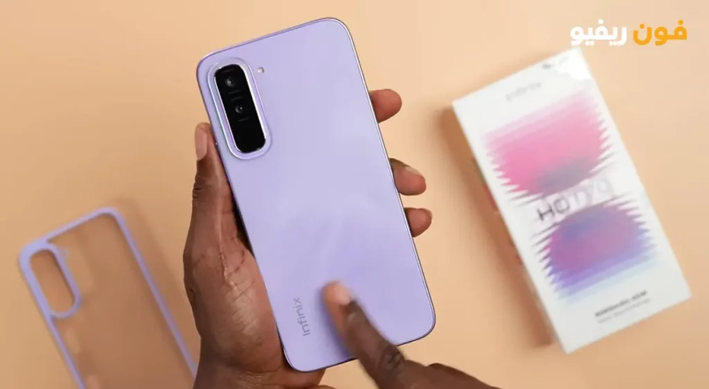 مواصفات انفنكس هوت 70 والمميزات والعيوب والأسعار Infinix Hot 70 2 تصميم انفنكس هوت 70 والأبعاد ومقاومة الماء