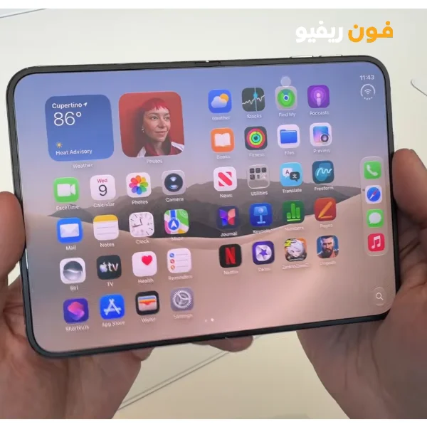 سعر ومواصفات Apple iPhone Duo أول آيفون قابل للطي بشاشتين ومعالج A20 Pro 4 شاشة جوال Apple iPhone Duo